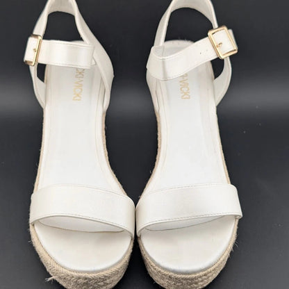 Vicki Vicki Women's Size 9 Open Toe 4-inch Wedge Platform Espadrilles SoleComfort.shoes