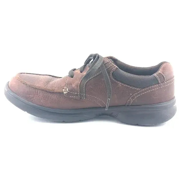 Clarks Cotrell Edge Men's Size 9W Ortholite Cushion Leather Oxford Lace Up Shoes - SoleComfort.shoes