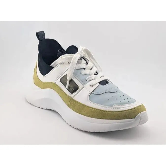 Pre-owned Calvin Klein Womens Ultra Neoprene Multicolor Lace-Up Sneaker Shoes Size 8M Calvin Klein