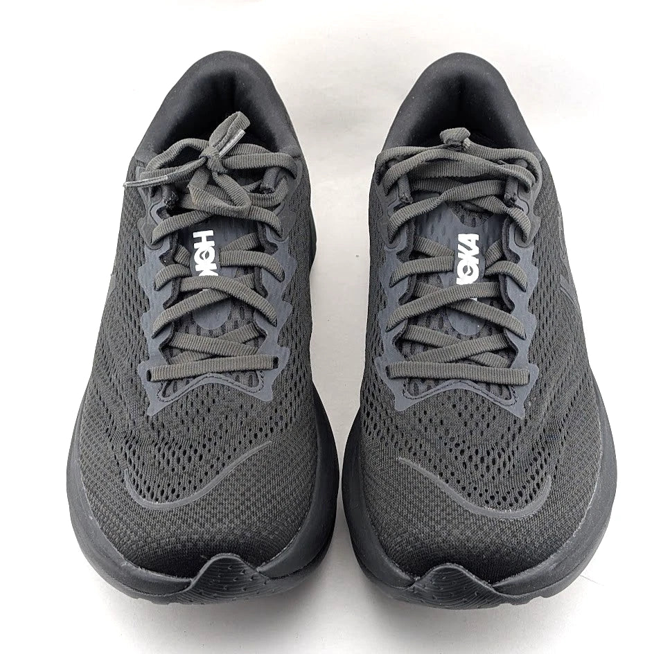 Hoka Rincon 4 Men's Size 9D / Women's Size 10.5W STK 1155130 Black on Black SoleComfort.shoes