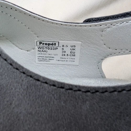 Propet Women's Travelactiv Scottsdale Sandals (Grey) - Size 8.5 WST033P