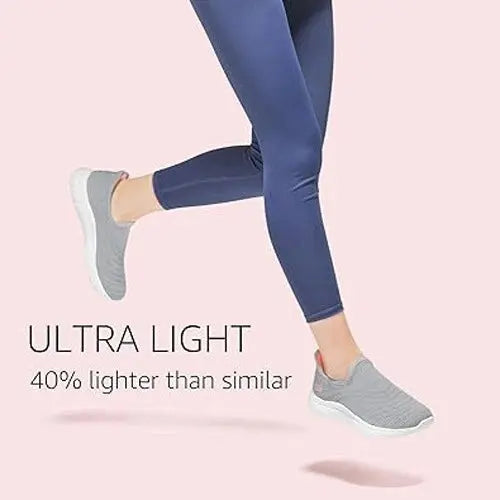Womens Size 7. 5 Slip-On Walking Sneaker|Tennis Shoe With Arch Support for Orthopaedic Relief STQ