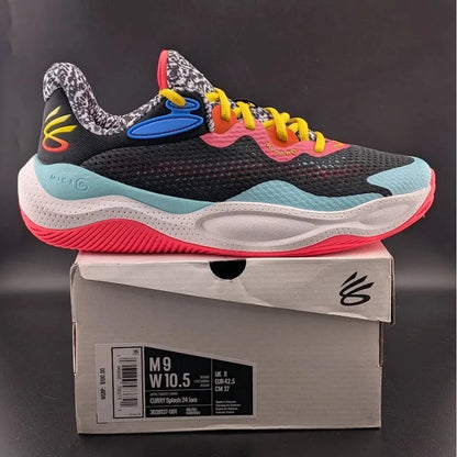 Under Armour Curry Splash 24 Curry Jam Basketball Sneakers Mens SZ. 9 Wos 10.5 SoleComfort.shoes