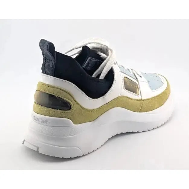 Pre-owned Calvin Klein Womens Ultra Neoprene Multicolor Lace-Up Sneaker Shoes Size 8M Calvin Klein