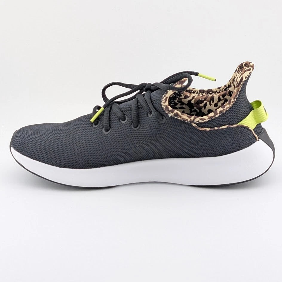 adidas Cloudfoam Pure SPW Sneaker Shoes 9.5 Core Black Pulse Lime IG3150 SoleComfort.shoes