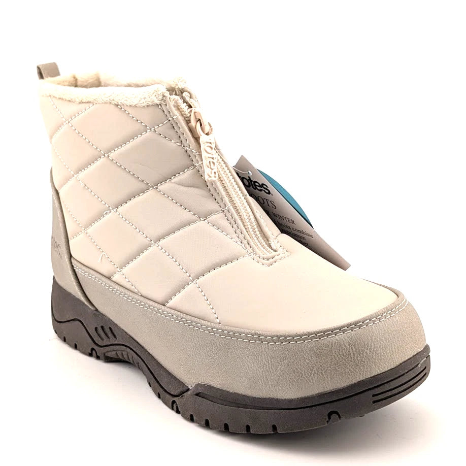 Totes Superior Womens Winter Boots Black or Taupe Waterproof Faux Fur Lined Snow SoleComfort.shoes