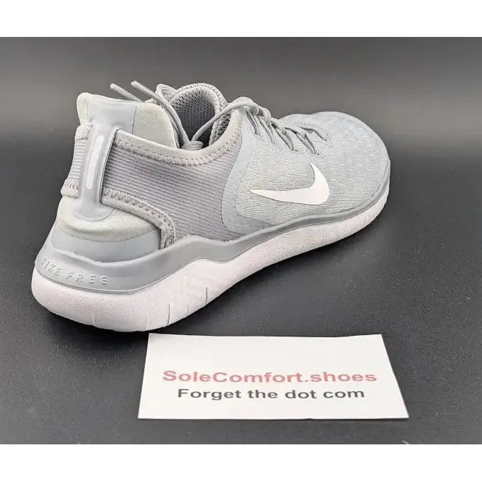 Womens Nike Size 7.5 Free Run RN 2018 Wolf Grey Black White 942837-003 Running - SoleComfort.shoes