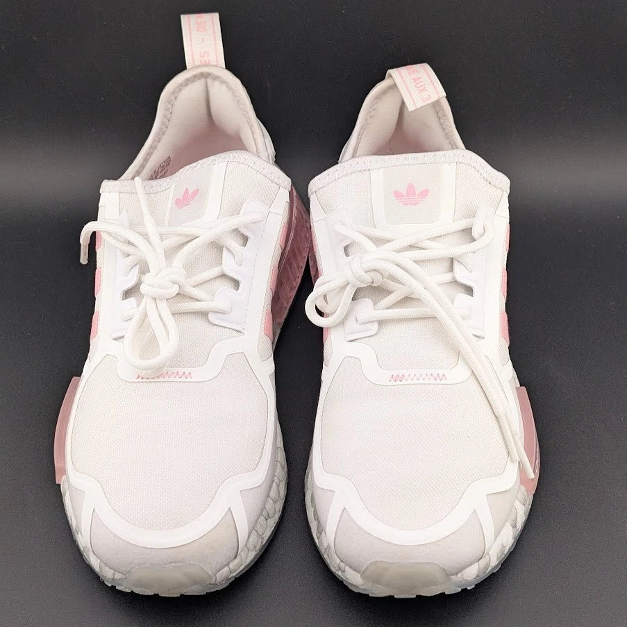 adidas originals Size 6Y NMD_R1 White/Light Pink GX5733 (EU Size 38.5 US Wmn's 8M) Beautiful Shoe! SoleComfort.shoes