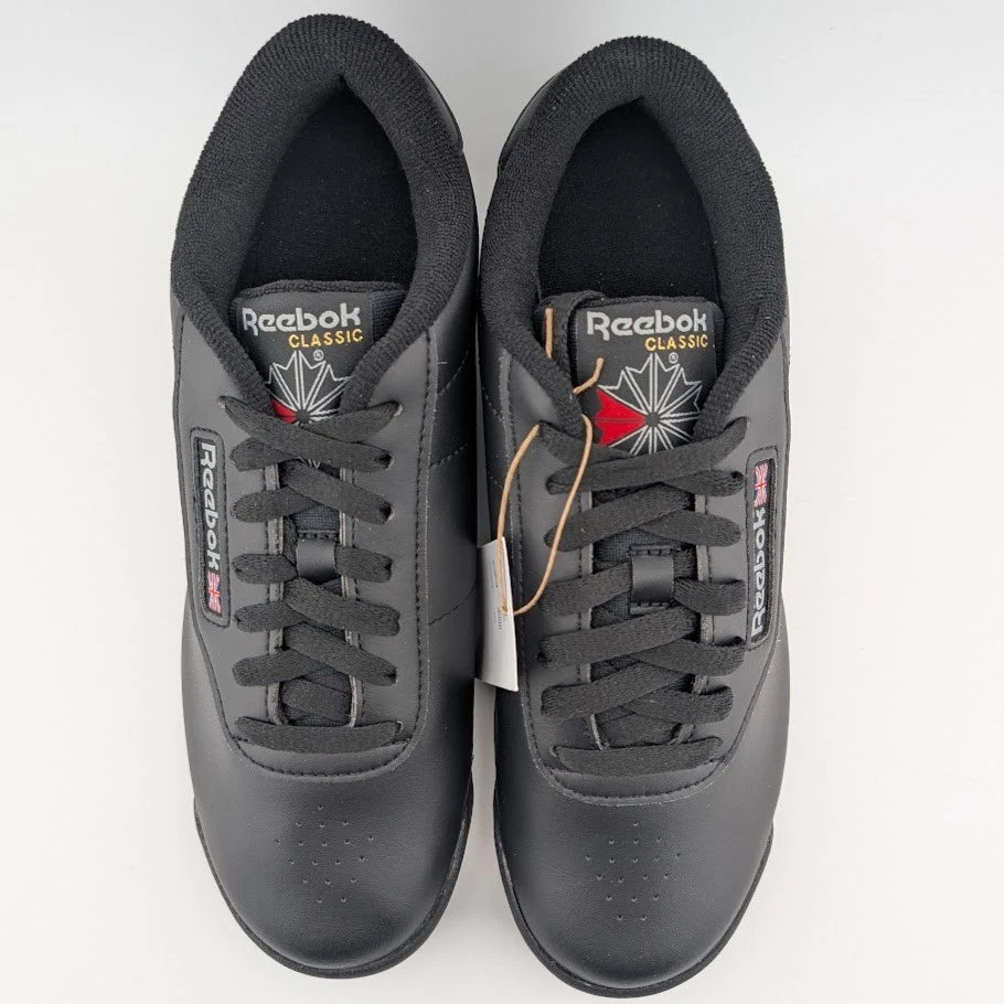 Reebok Women's Size 8 Classic Princess Aerobic Training Sneakers Black 100000120 SoleComfort.shoes
