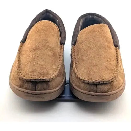 FATHER'S DAY**Wembley Mens Indoor/Outdoor Microsuede Slipper with Plaid Fleece Lining XL & XXL Wembley