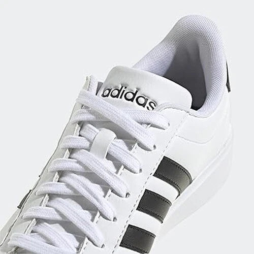 Men's adidas Grand Court 2.0 White Black Men’s Size 9.5M NIB GW9214