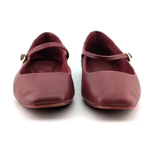 Pre-owned Kenneth Cole New York Womens Jasper Red Ballet Flats 7.5 Medium (B,M) SC2360 Kenneth Cole