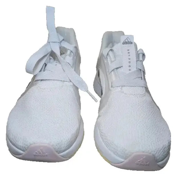 Pre-Owned adidas Size 9.5 Women's Edge Lux 5 Sneaker, White/Coffee Metallic/Almost Yellow adidas