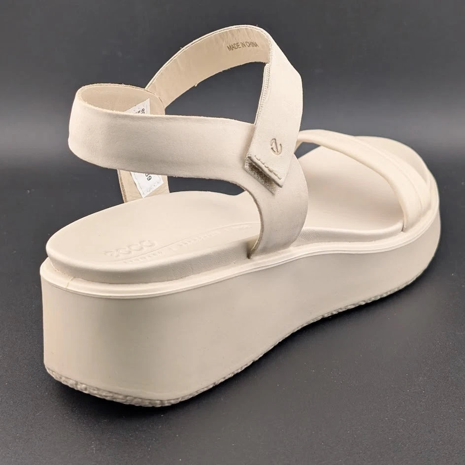 ECCO Women's Size 7-7.5 Flowt LX Wedge Sandal - Limestone - 273303-59113 SoleComfort.shoes