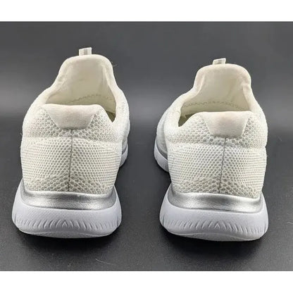 Skechers Womens Size 9 Summits Cool Classic Sneakers White Mesh Shoes 149206 - SoleComfort.shoes