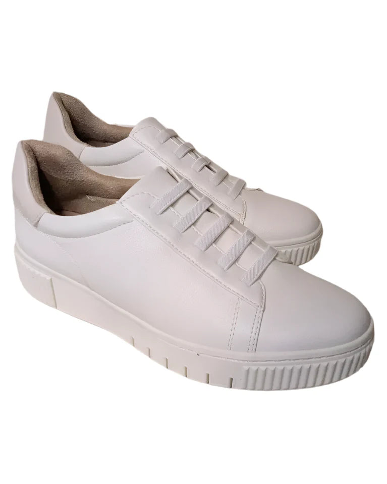 SOUL Naturalizer Tia Step-In White Laced Sneaker Size 8 Wide