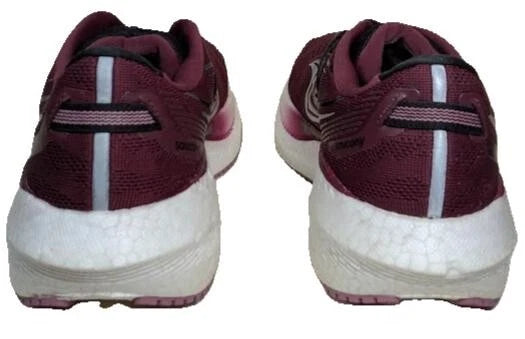 Pre-Owned Women's Saucony Triumph 20 Road Running Trainer Shoes Size 7.5 in Sundown Rose (Burg)