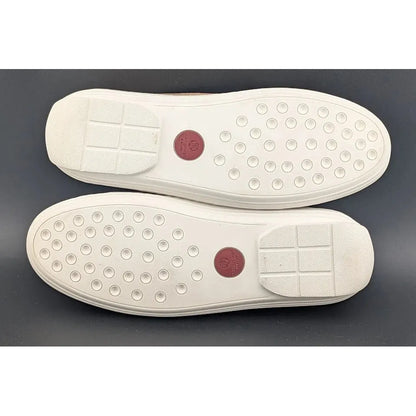 Marc Joseph Women's Size 4.5 New York Broadway Rose Gold Loafers (7707956) SoleComfort.shoes