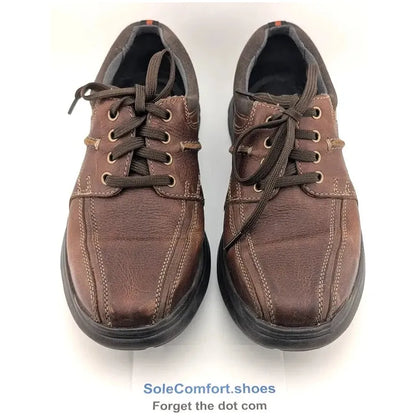 Men's Clarks Cotrell Walk Oxford, Tobacco Brown, Size 9.5 M US - SoleComfort.shoes