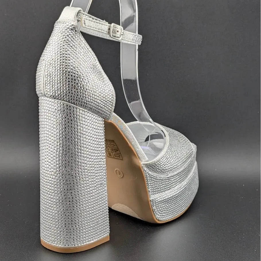 Dream Pairs Women Sz 7 | 2" Platform Chunky 5.5" Heel Pumps College Style Party SoleComfort.shoes