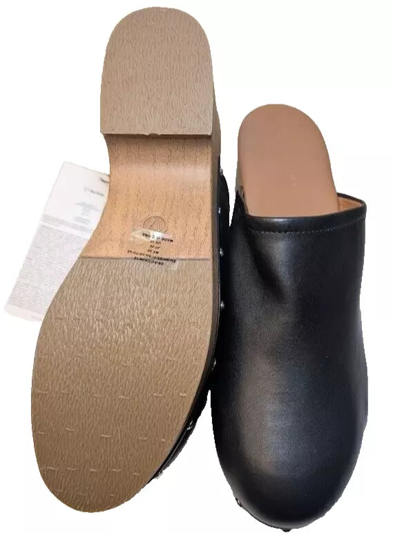 Original Francine Women's Black Studded Platform Clog Womans Size 12 by The Drop