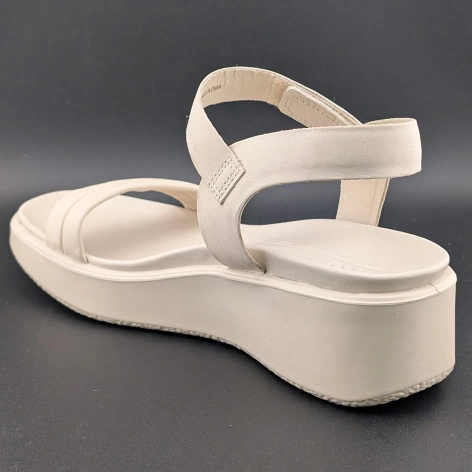 ECCO Women's Size 7-7.5 Flowt LX Wedge Sandal - Limestone - 273303-59113 SoleComfort.shoes
