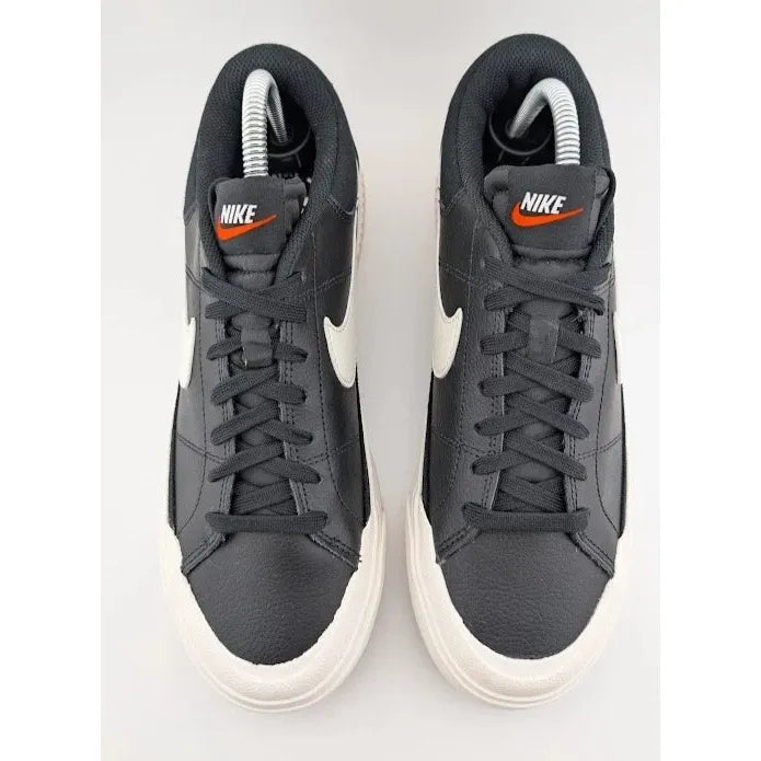 Nike Court Legacy Lift Womens Size 9 Black / White Running Shoe Platform Sneaker S solec SoleComfort.shoes