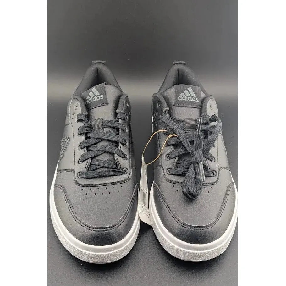 Men's adidas US Size 9 Park Street Tennis Sneaker Black/White Shoes IG9846 - SoleComfort.shoes