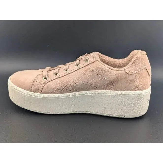 Skechers Womens Size 7.5 Martha Stewart Plateau Chic Lady Rose Suede Leather - SoleComfort.shoes