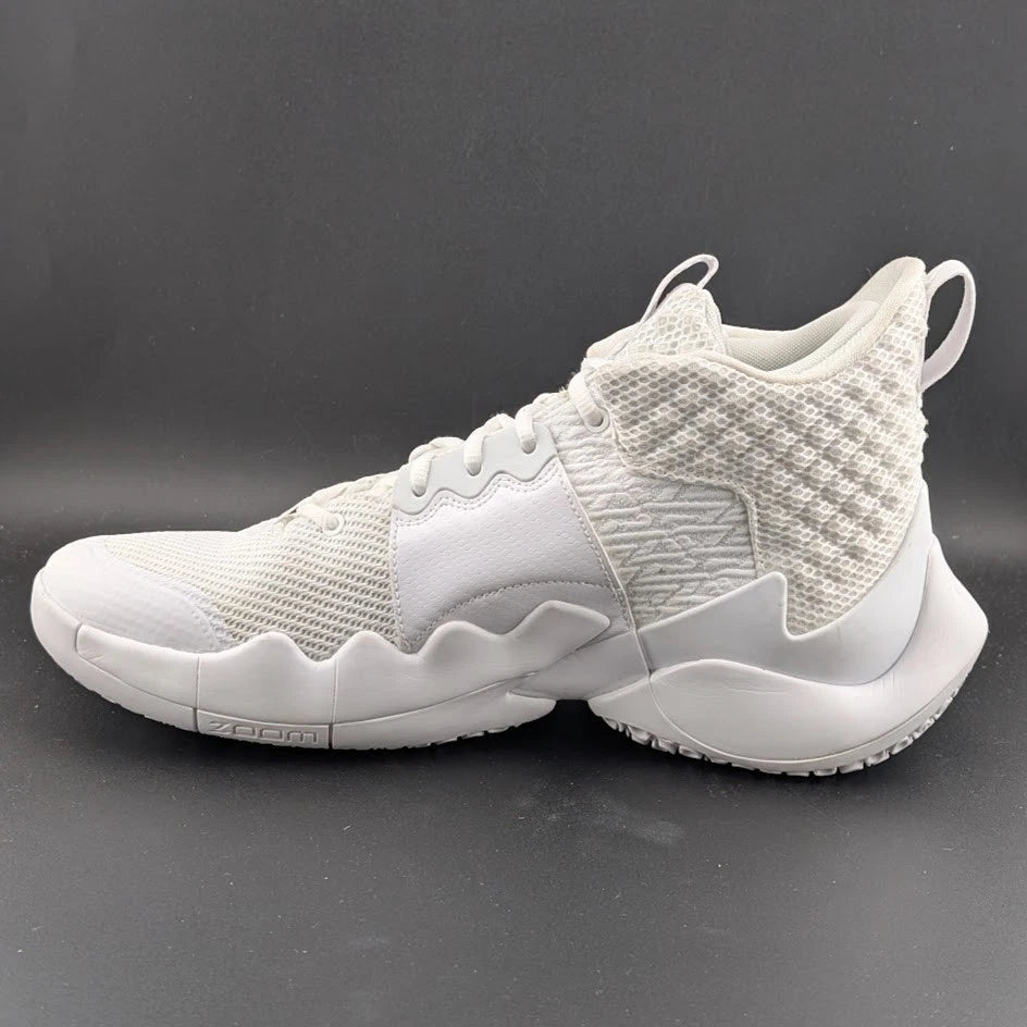 Jordan Men's Size 11 Why Not Zer0.2 Triple White AO6219-101 Nike