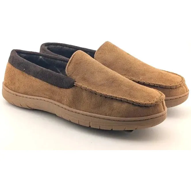 FATHER'S DAY**Wembley Mens Indoor/Outdoor Microsuede Slipper with Plaid Fleece Lining XL & XXL Wembley