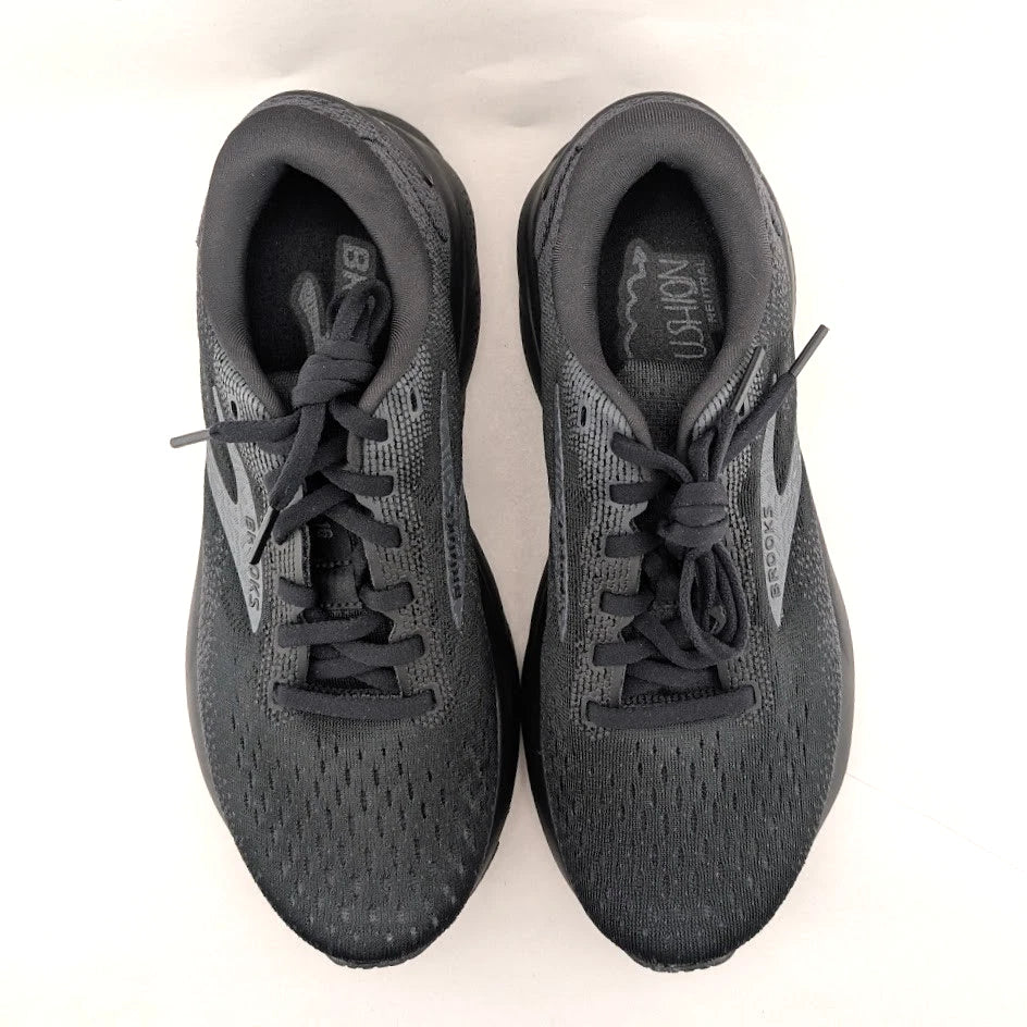 Brooks Women's Ghost 16 Lace Up Athletic Shoes Black Wide Sz 7b 1204071B020 SoleComfort.shoes