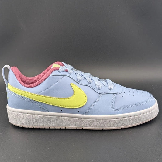 BIG KID'S Nike Court Borough Low 2 GS, UNISEX, Leather, BQ5448-405 | SUPER CLEAN SoleComfort.shoes