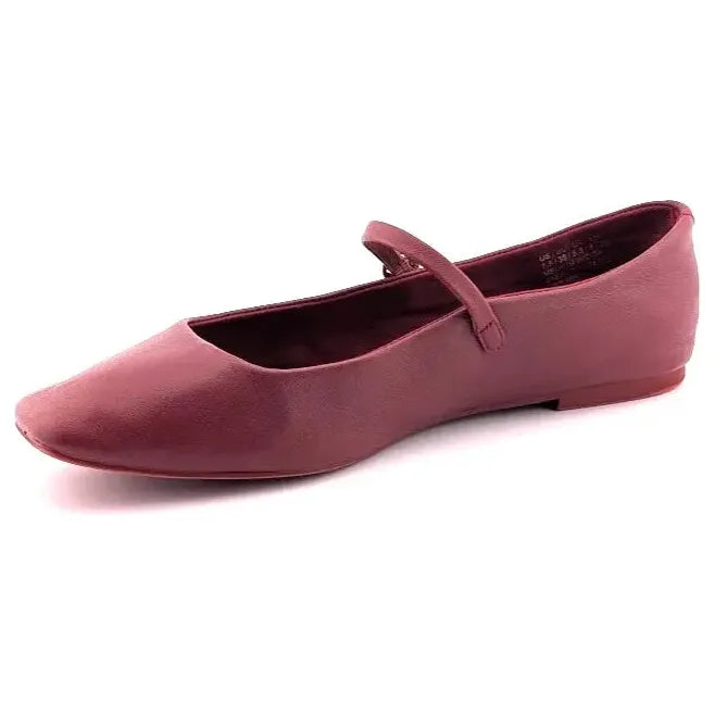 Pre-owned Kenneth Cole New York Womens Jasper Red Ballet Flats 7.5 Medium (B,M) SC2360 Kenneth Cole