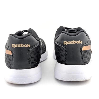 Reebok Stridium Women's Size 7 Black Golden Bronze Athletic Walking Shoe SoleComfort.shoes