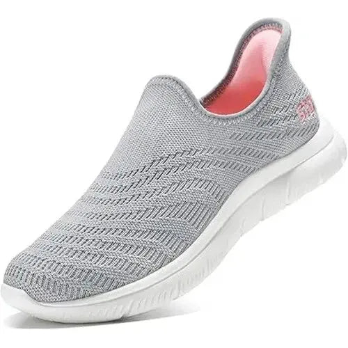 Womens Size 7. 5 Slip-On Walking Sneaker|Tennis Shoe With Arch Support for Orthopaedic Relief STQ
