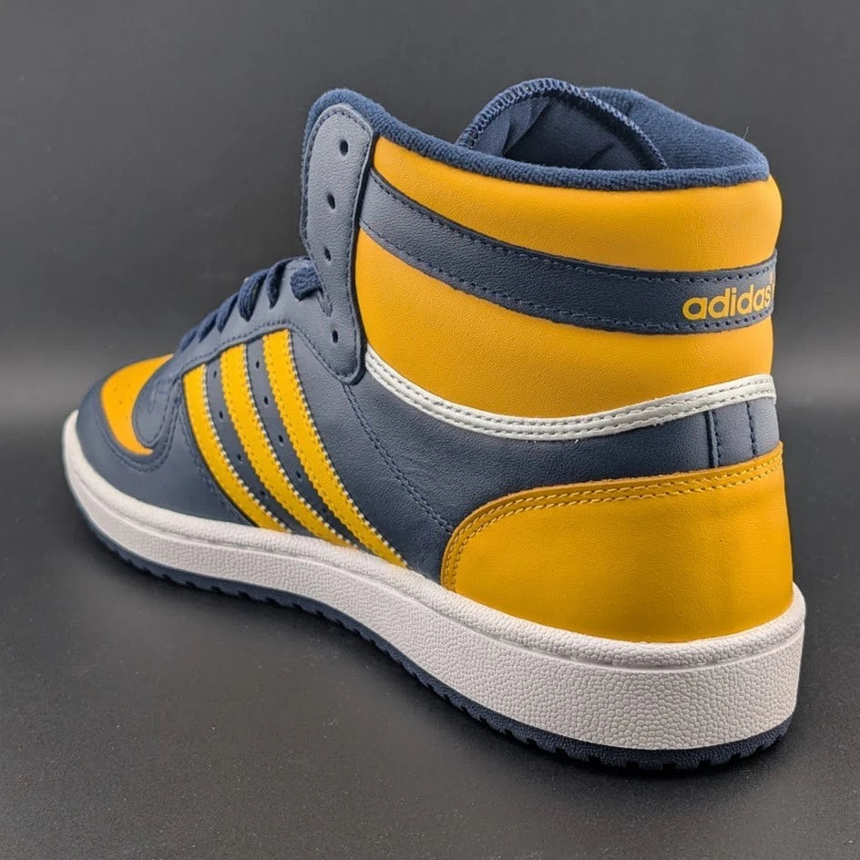 adidas Originals Top Ten Hi Blue Yellow U of Michigan FV4926 Shoe Size 11.5M SoleComfort.shoes