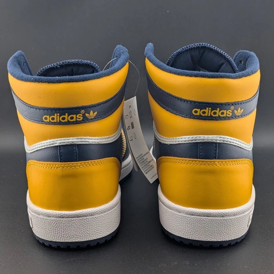 adidas Originals Top Ten Hi Blue Yellow U of Michigan FV4926 Shoe Size 11.5M SoleComfort.shoes