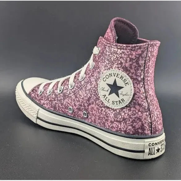 *BRAND NEW* Women CONVERSE Chuck Taylor All Star Glitter CTAS HI Orchid Abyss - SoleComfort.shoes