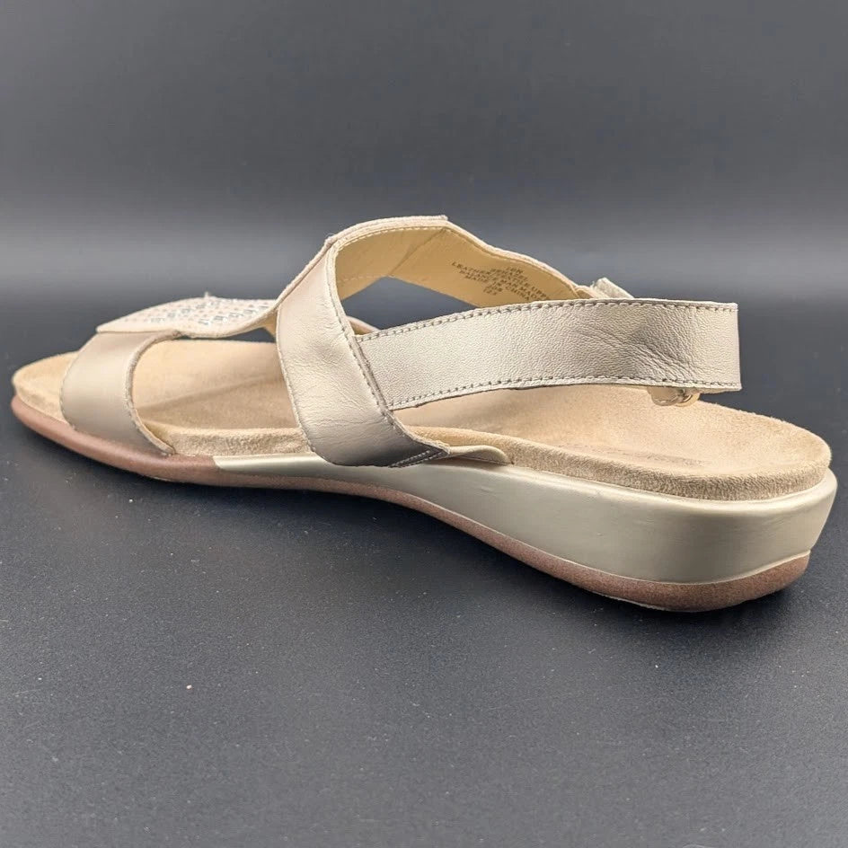 Easy Spirit Womens Hazel Wedge Sandal, Biege 150, 10 Narrow US SoleComfort.shoes