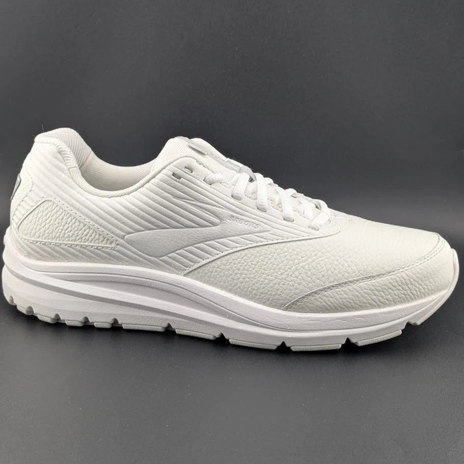 Brooks Womens Size 11B White Leather Addiction Walker 2 Sneakers 120307 1B 142 Brooks