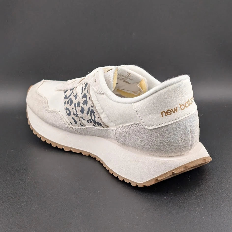 New Balance 237v1 Women's Size 8.5 Sea Salt Blk Gold Athletic Sneakers Shoes SoleComfort.shoes