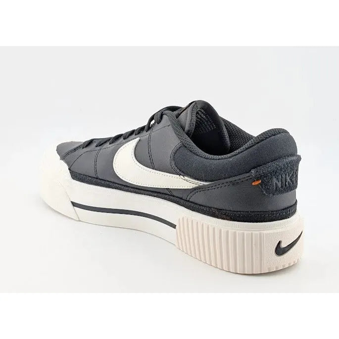 Nike Court Legacy Lift Womens Size 9 Black / White Running Shoe Platform Sneaker S solec SoleComfort.shoes