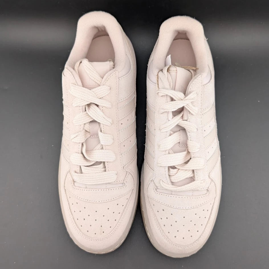 adidas Forum Bold Stripes Putty Mauve Cream White Women's Size 8.5 Sneaker SoleComfort.shoes