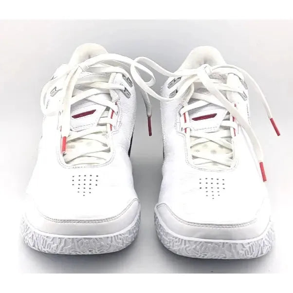 Imperfect: Nike LeBron NXXT Gen AMPD First Game Mens Size 8 White Black Red FJ1566 100 - SoleComfort.shoes