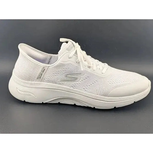 New/Imperfect - Skechers Womens Go Walk Arch Fit 2.0-Valencia White-Size 10.5 Shoes | S'25 Model - SoleComfort.shoes