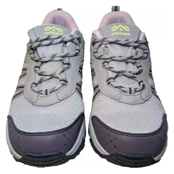 Womens Lightweight Walking Shoes Non-Slip Sneakers Waterproof Hiking Shoes Cottimo