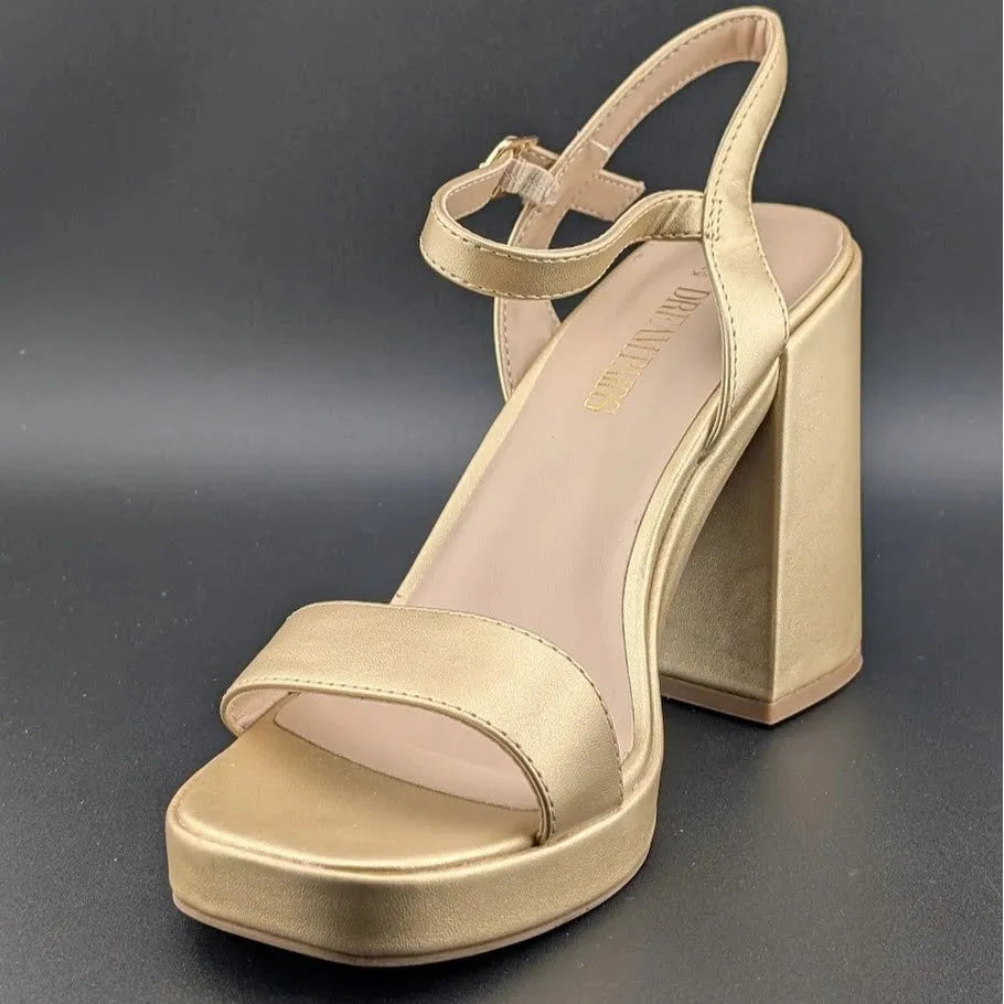 Dream Pairs Women Sz 9 Platform Chunky Heels Pumps College Style Party Wedding SoleComfort.shoes