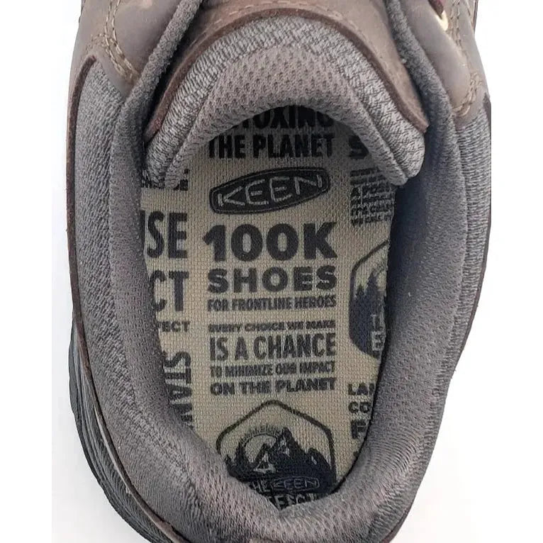 Men's Keen Size 11.5 - Targhee III Oily Leather Oxford Dark Earth/Mulch 1022513 - SoleComfort.shoes
