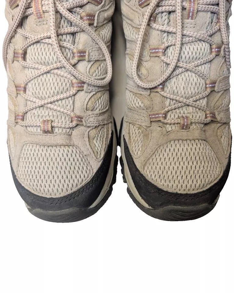 Pre-Owned Merrell Women's Moab 3 MID WP Boot Aluminum J036330 Size 11 (US) 42.5 (EU)